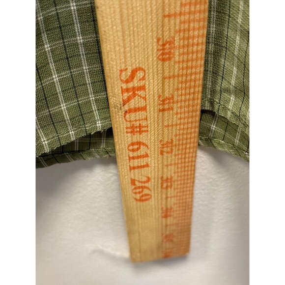 Orvis Mens Green Plaid Button-Down Shirt XL Polynosic/Polyester Made In China - Picture 4 of 9